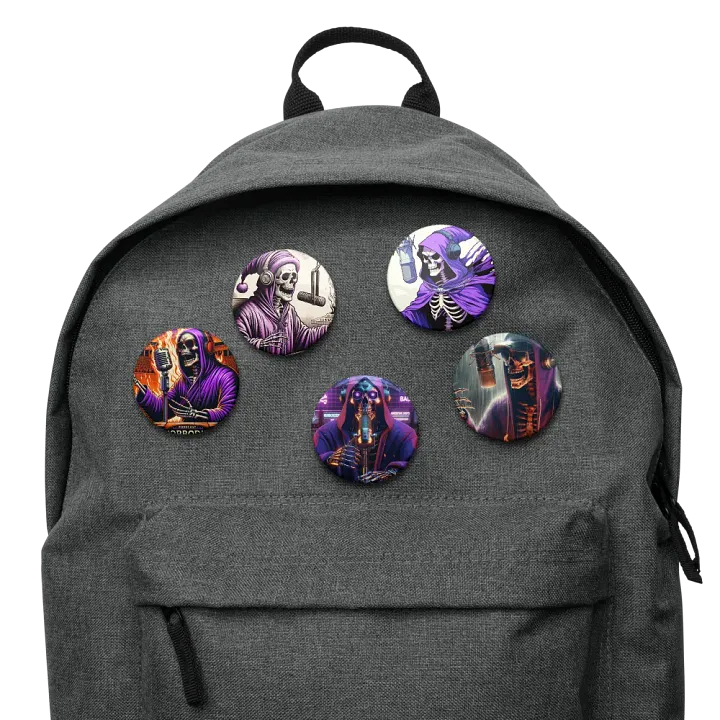 Morbid Set of 5 Pin Buttons product image (2)