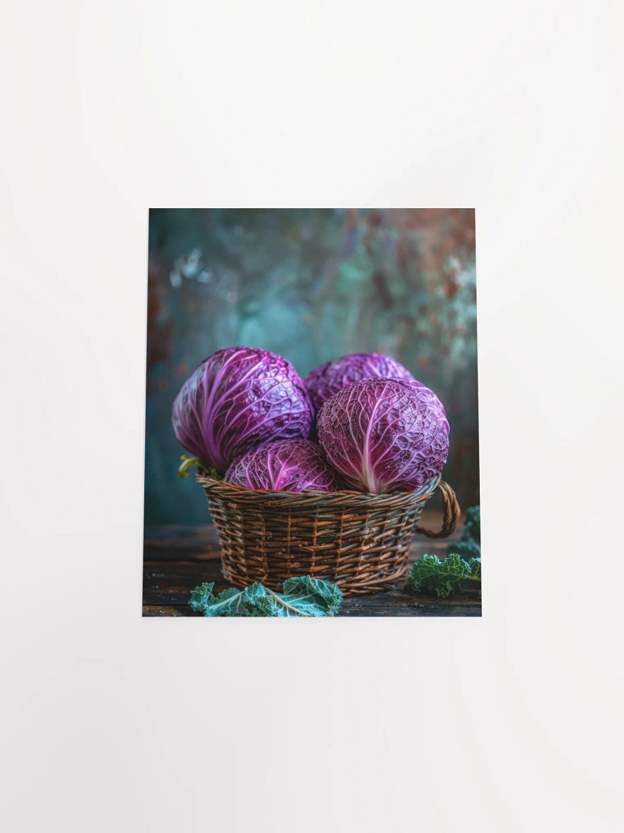 Red Cabbage in a Basket Poster product image (6)
