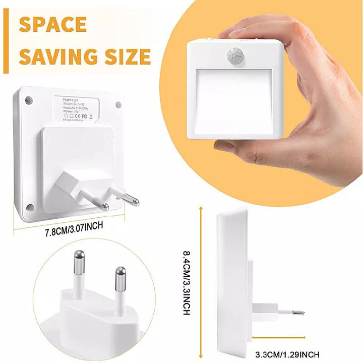 Motion Sensor LED Plug-in Night Light product image (2)