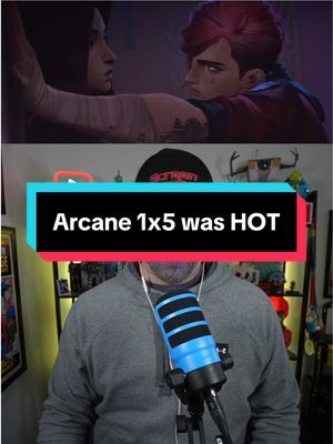 Arcane 1x5 was hot #arcane #leagueoflegends #reaction #vi #jinx #animation 
