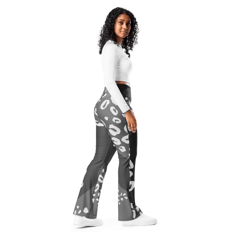Grey Wildcat Whimsy Flare Leggings product image (3)