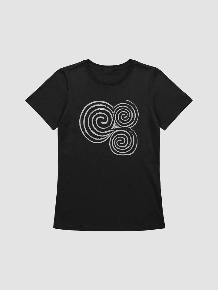 Newgrange Triple Spiral Women's T-shirt Dark product image (1)