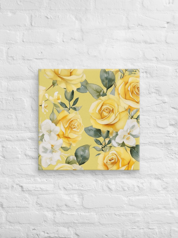 Garden Rose Glam: Canvas Print product image (2)