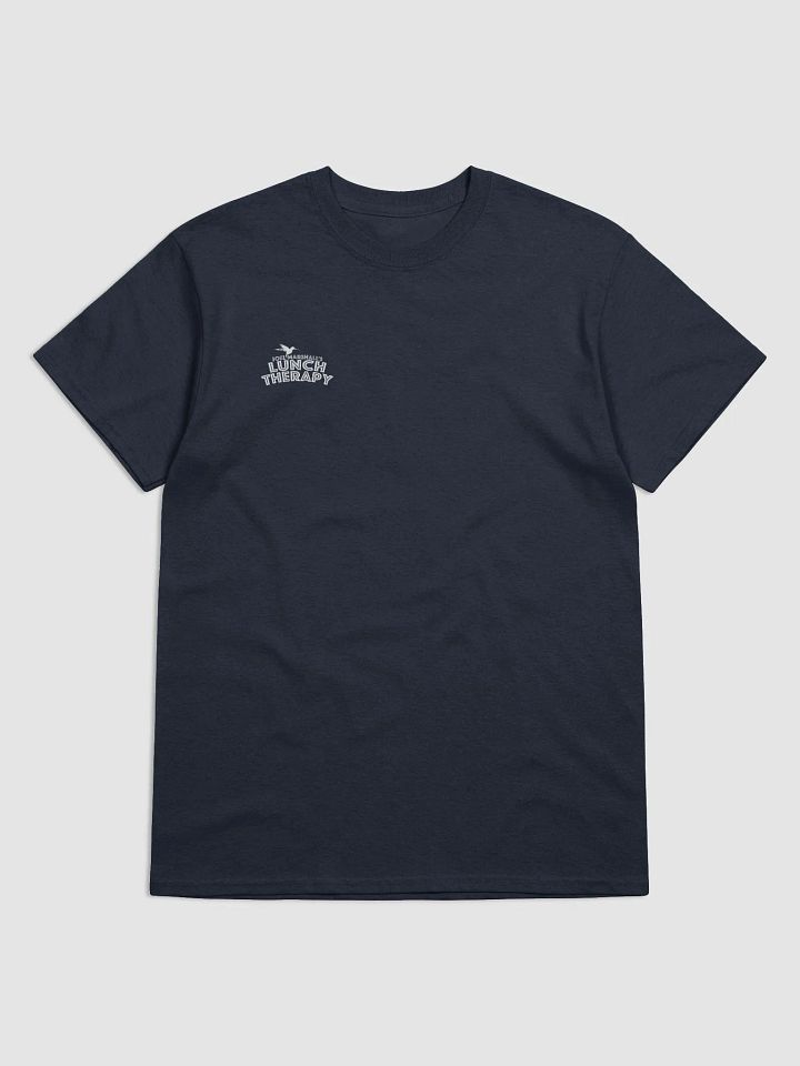 Lunch Therapy Logo Front - Sloth Why Hurry? on Back - Unisex Jersey Short Sleeve Tee product image (25)