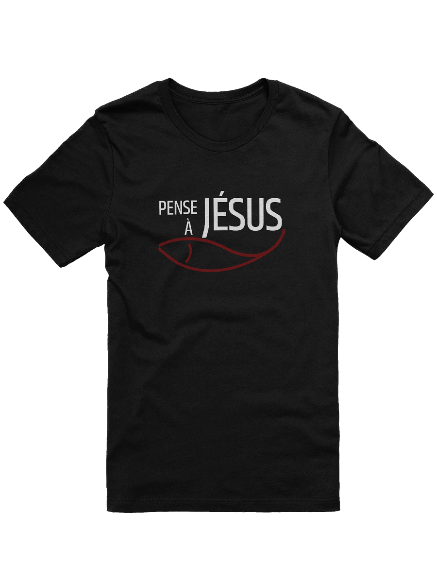 "Pense à Jésus" Evangelism T-Shirt – Share the Gospel in French product image (5)