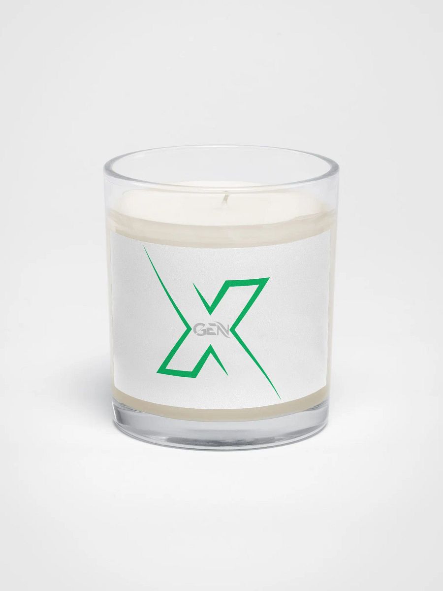 Gen X Soy Wax Candle- green logo product image (1)