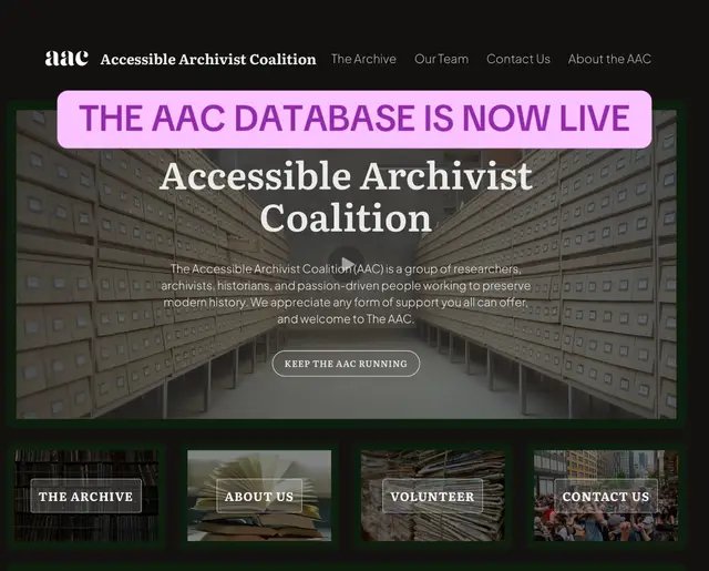 #archivist #theaac #archive #database #fyp @The AAC 