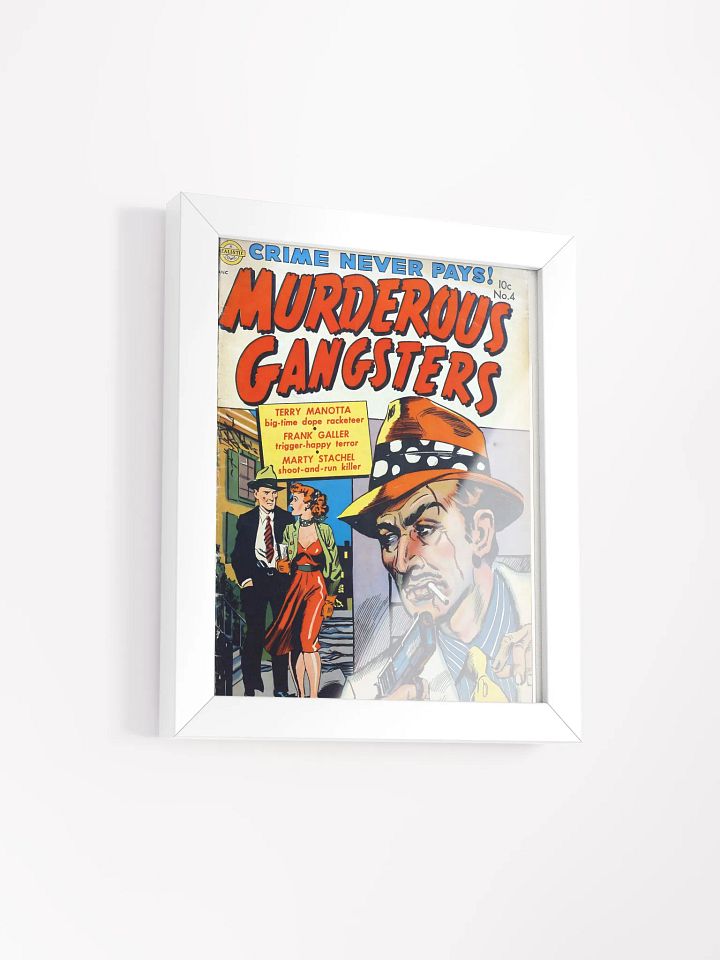Vintage Crime Comic Matte Poster product image (29)