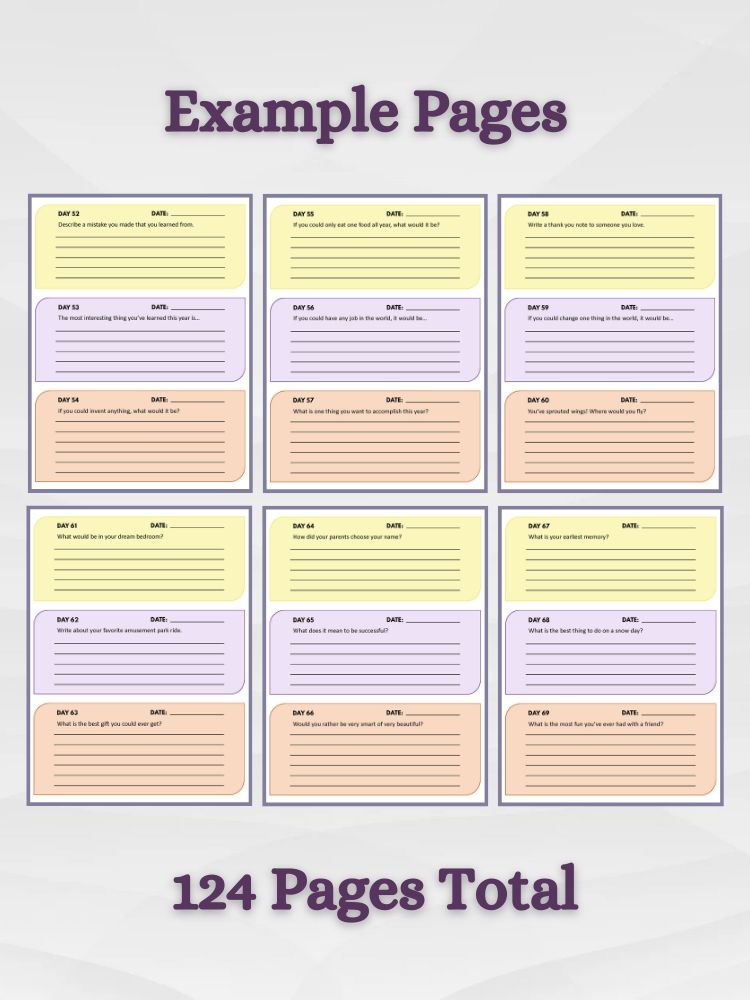 365 Questions for Kids: Self-Discovery Workbook for Kids 9-12 product image (7)