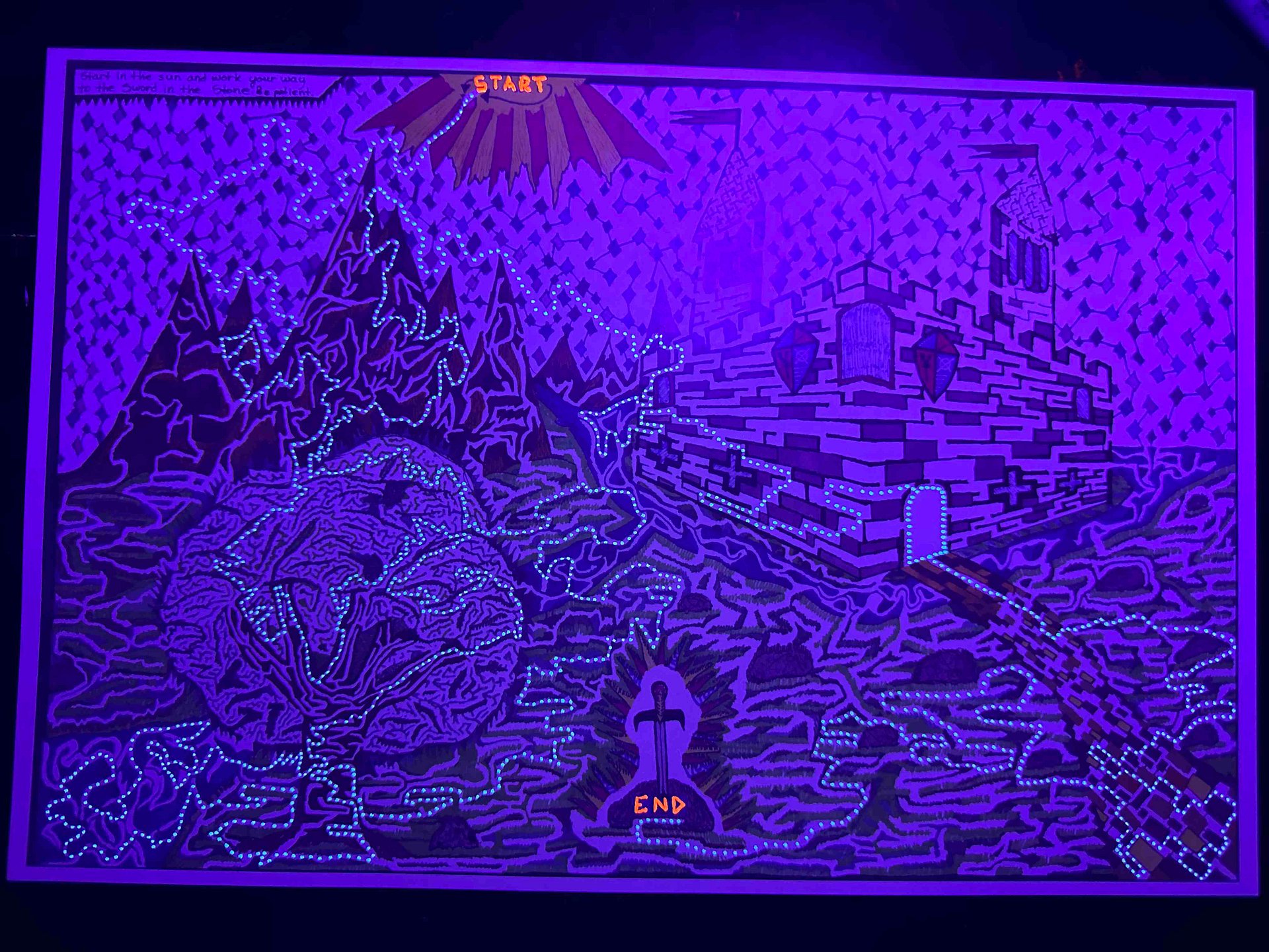 ExcalAMAZE - Blacklight Answer Key -Only- Version product image (1)
