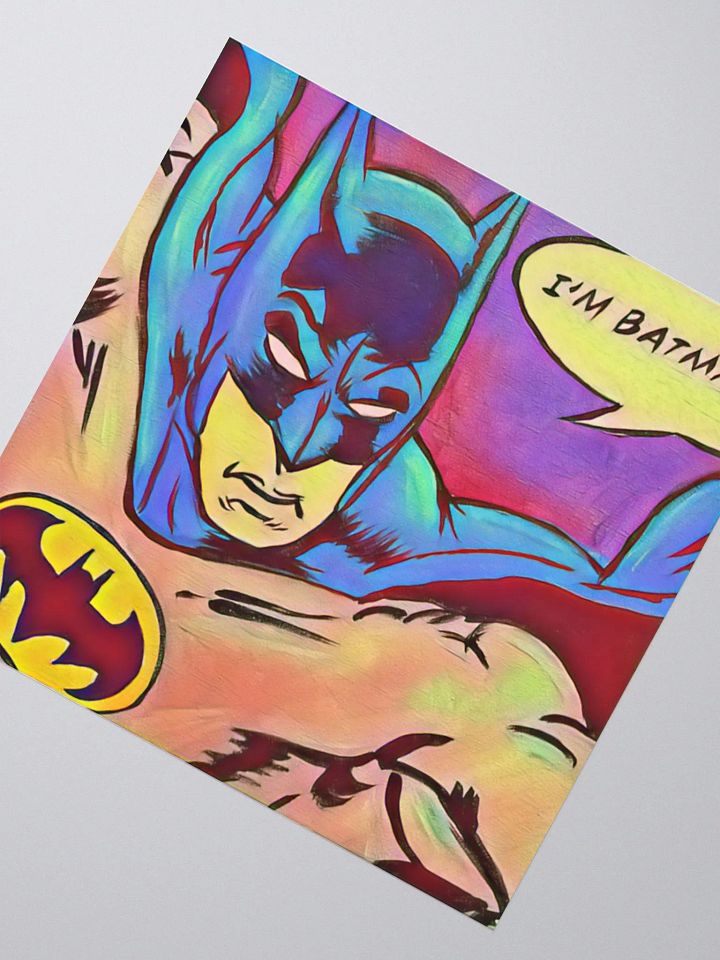 I'm Bat Guy Kiss Cut Stickers product image (6)