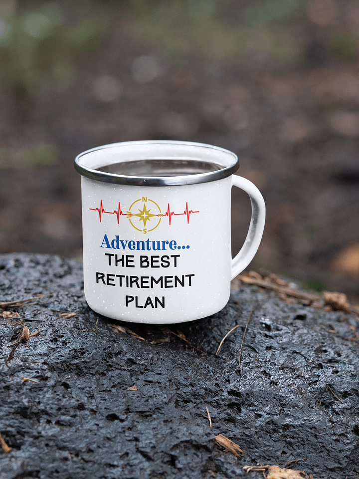 Retirement Adventure Enamel Mug product image (2)