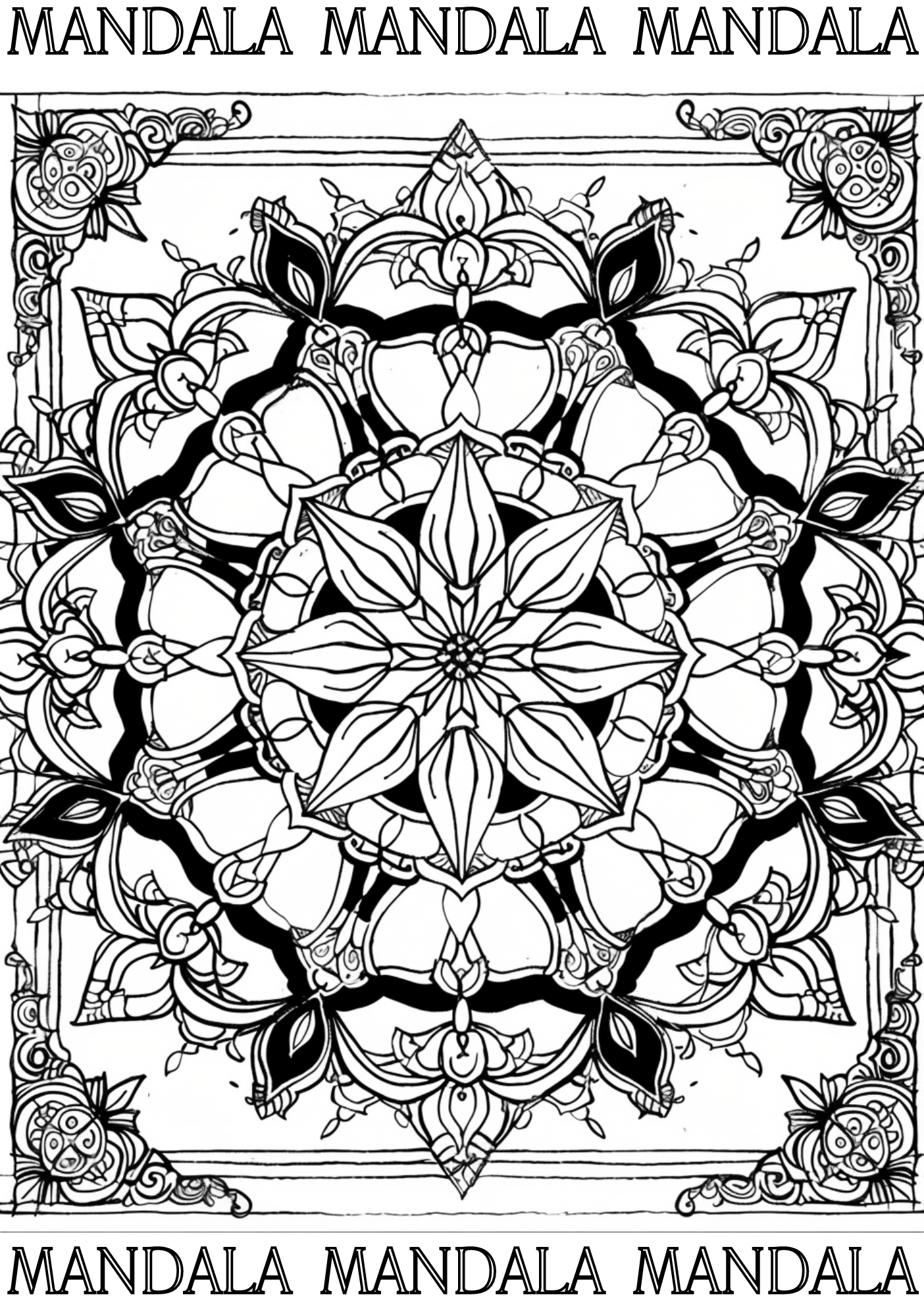 Mandala Coloring Book product image (3)