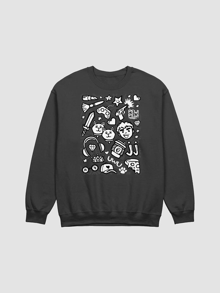 J-Doodle Sweatshirt (Black) product image (2)