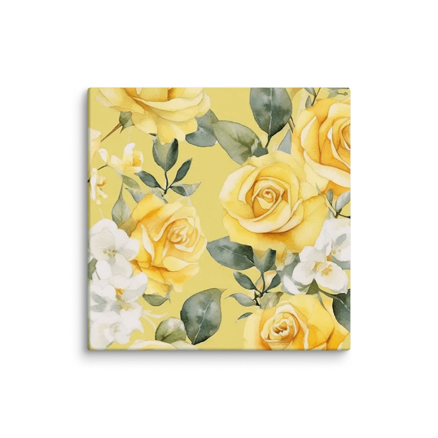 Garden Rose Glam: Canvas Print product image (1)