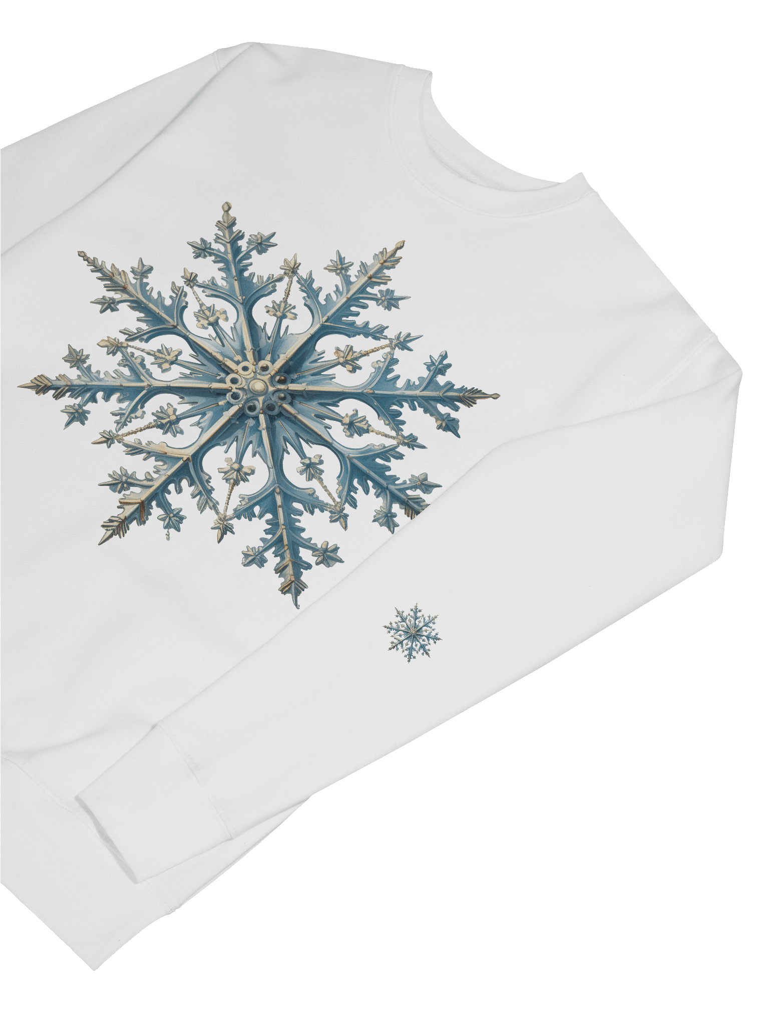 Blue Snowflake Sweatshirt product image (7)
