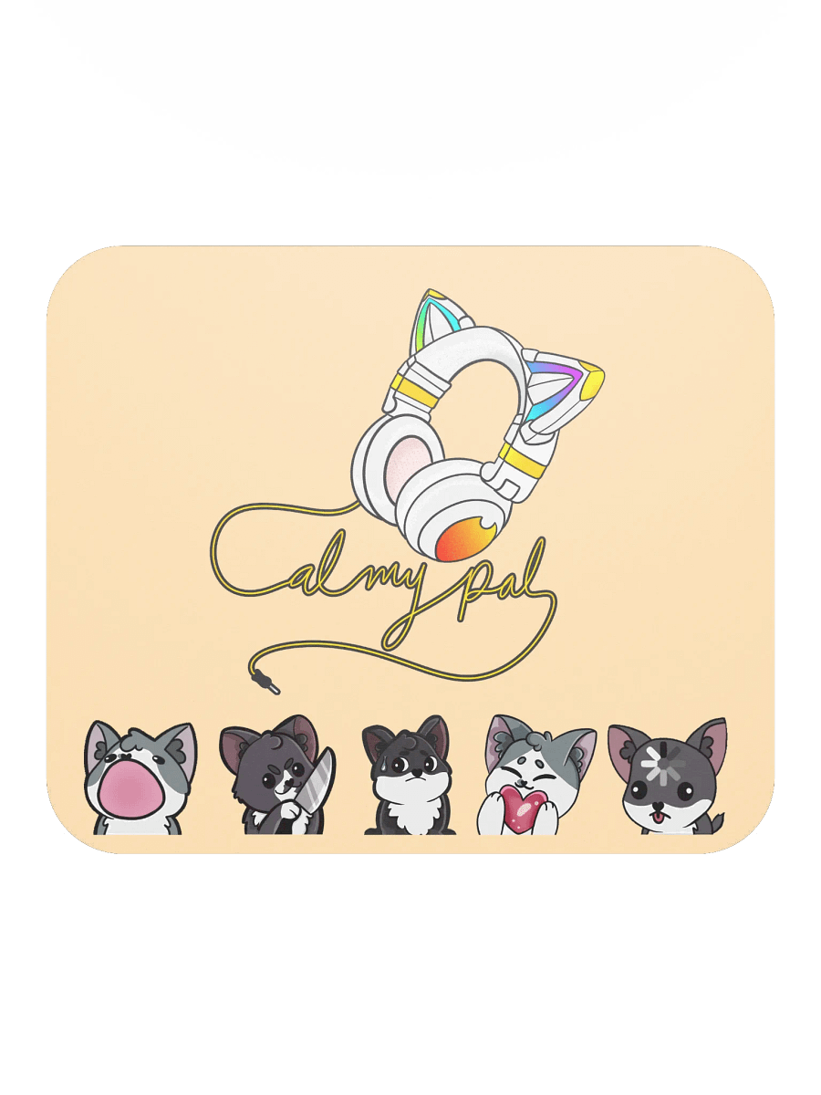 Logo & Kitties Mouse Pad product image (2)