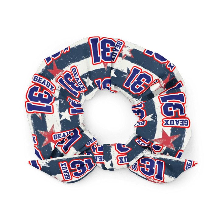 Geaux 31 Vintage Stars & Stripes Custom Hair Tie product image (1)