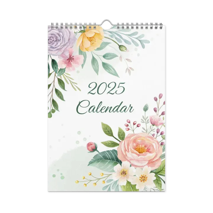 Blooming Seasons: A Watercolor Floral Calendar 2025 product image (2)
