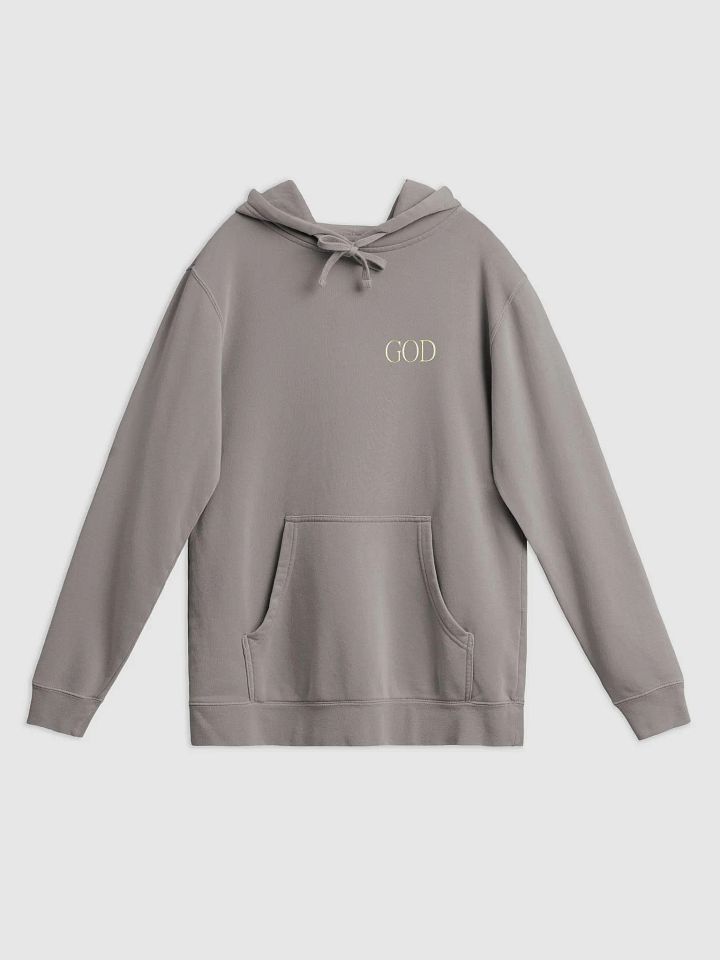 Good Vs Evil - God's In My Heart & The Devil's On My Back - Independent Trading Co. Pigment Dyed Hoodie product image (1)