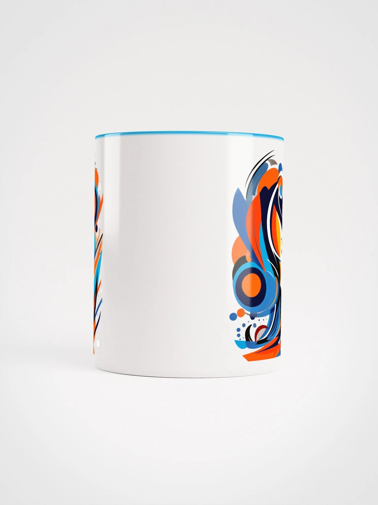 Passion - Abstract Art - Ceramic Mug with Color Inside product image (5)