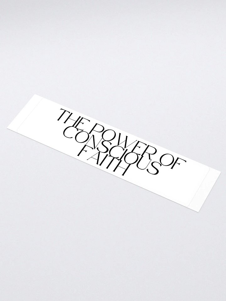 The Conscious Faith Affirmation Sticker product image (1)