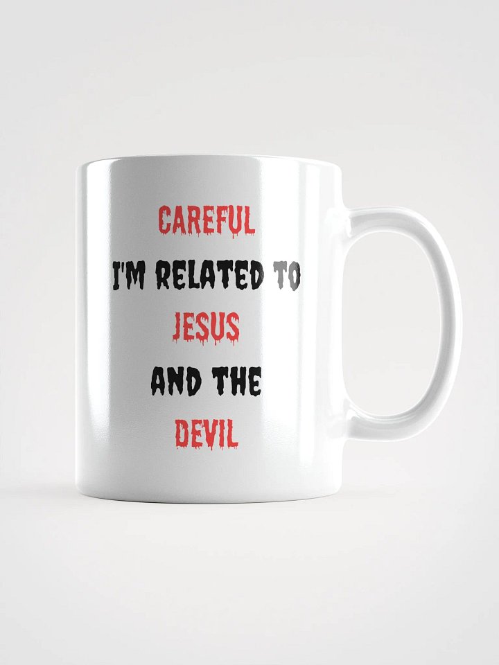 Related to Jesus and the Devil White Glossy Mug product image (2)