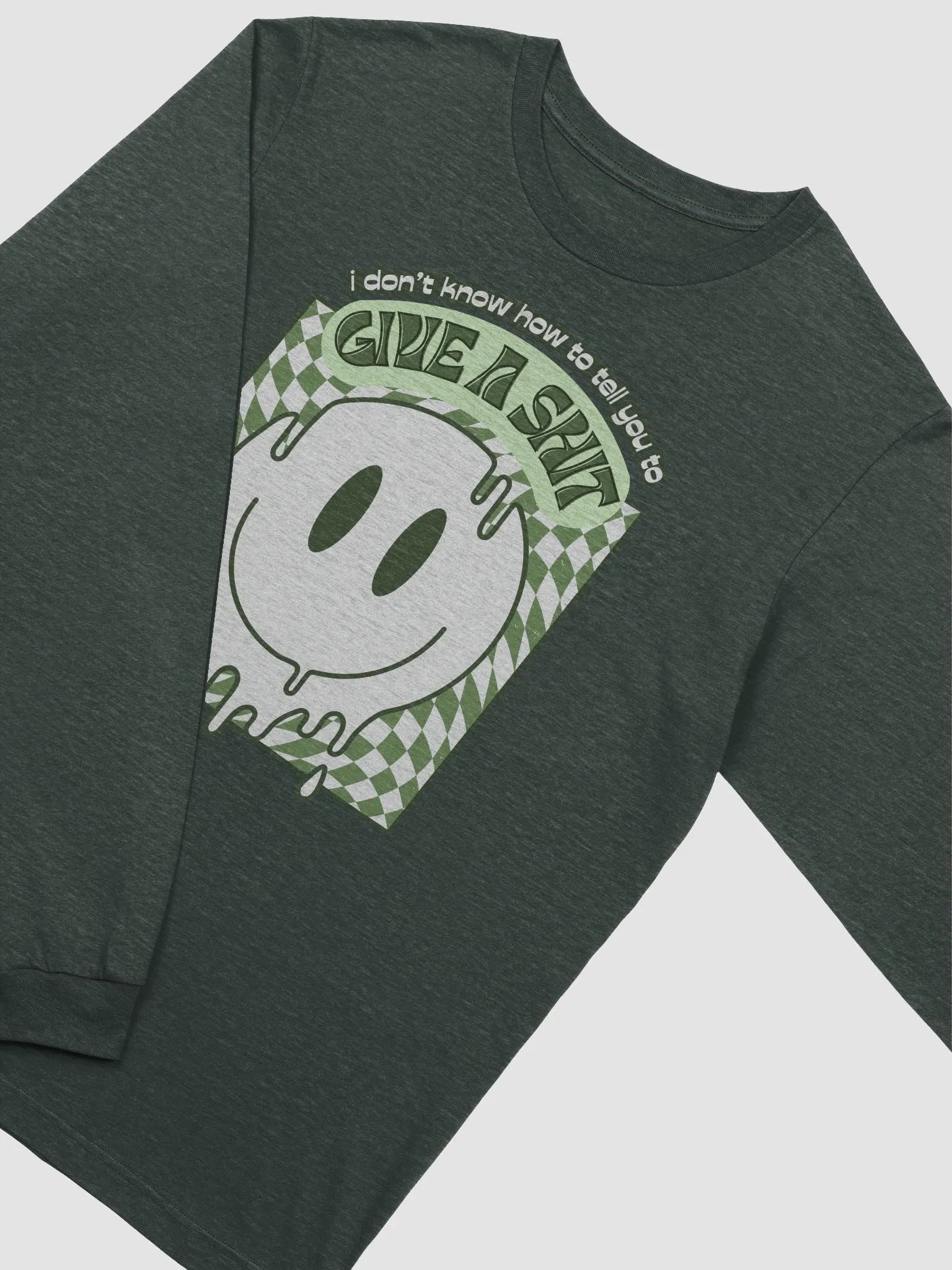 GIVE A SH*T supersoft long sleeve tee product image (19)
