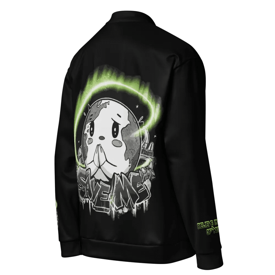 Save Me: A Plea from Planet Earth Bomber Jacket 🌍 product image (10)