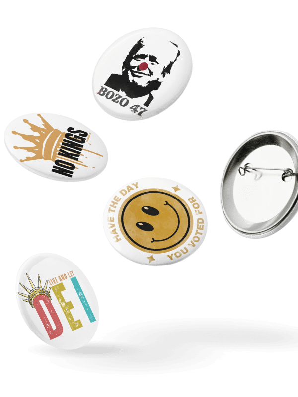 Democratic Political Smorgasbord Pack 1 Buttons Pins - Being Liberal product image (5)