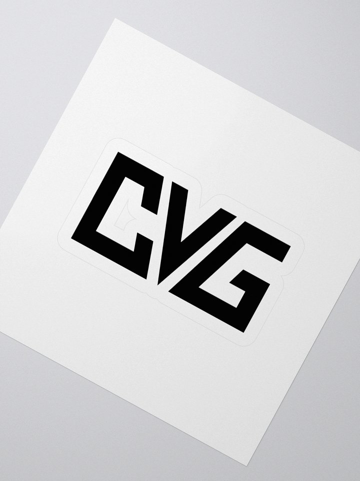 CVG Black Logo Kiss-Cut Sticker product image (6)