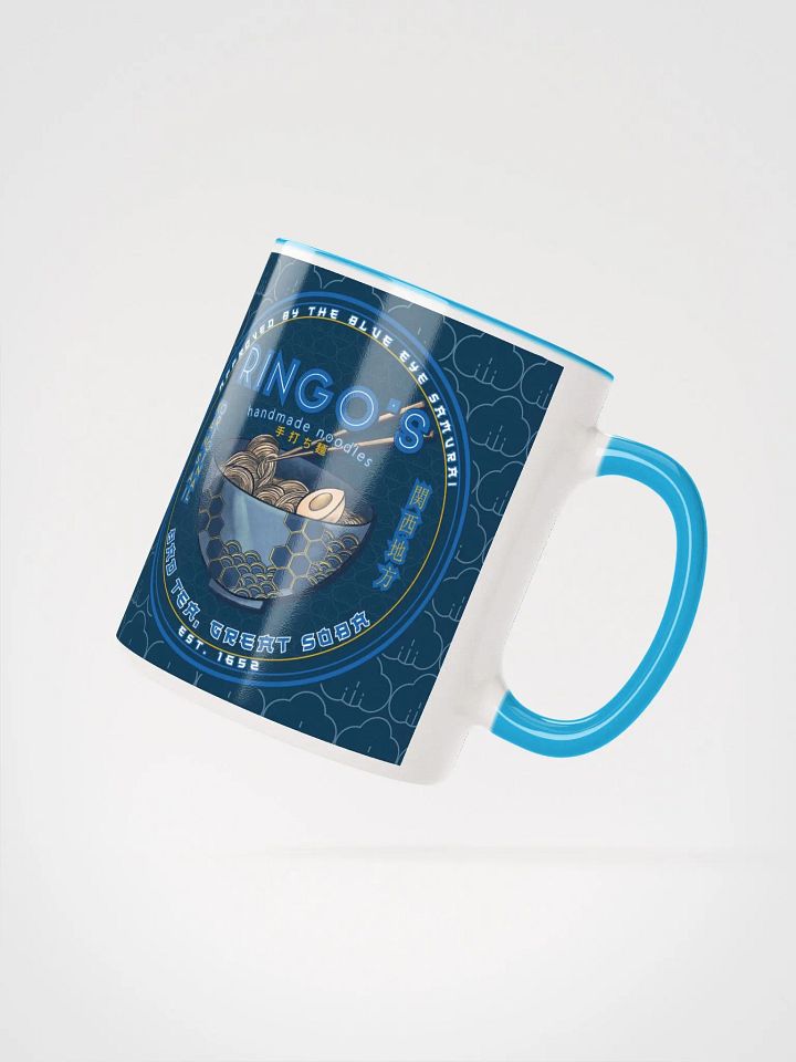Ringo's Handmade Noodles Ceramic Mug | Blue Eye Samurai Inspired Design product image (6)