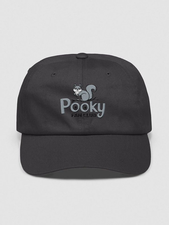 Baseball Hat Embroidered: Pooky Fan club, grey pooky product image (1)