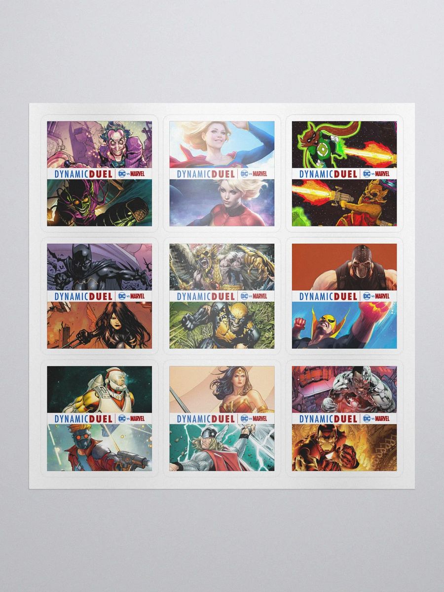 Dynamic Duel Episode Cover Stickers - Series 2 product image (1)