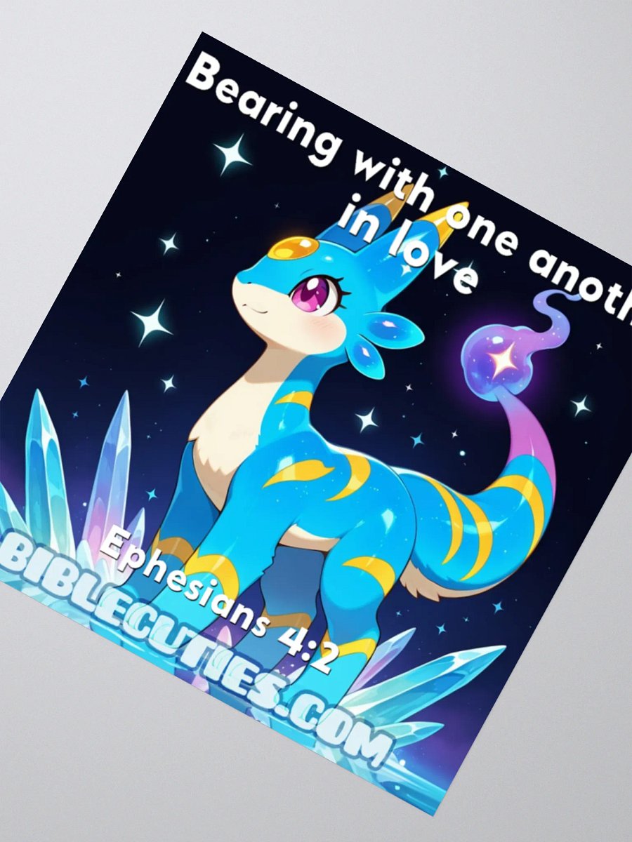 Bible Cuties Serena - Bearing with one another in love Sticker product image (4)