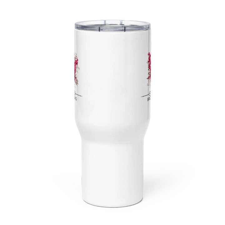 Bride Squad 001 Pink Bouquet Floral Elegance Travel Mug product image (2)