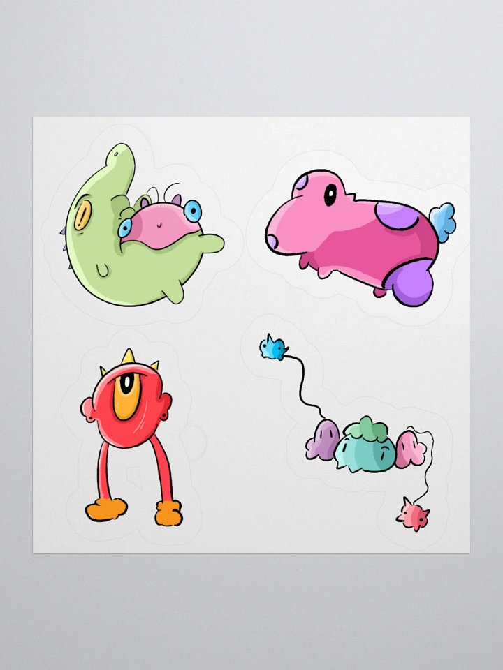 Little guys sticker set 2 product image (1)