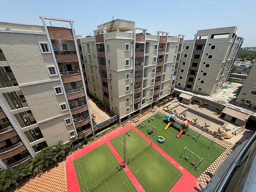 4200rs per SFT
Starts from 1100SFT 
2BHK & 3BHK

Amenities:

🏊‍♂️ One large swimming pool for adults and children
🏟️ Open amp...