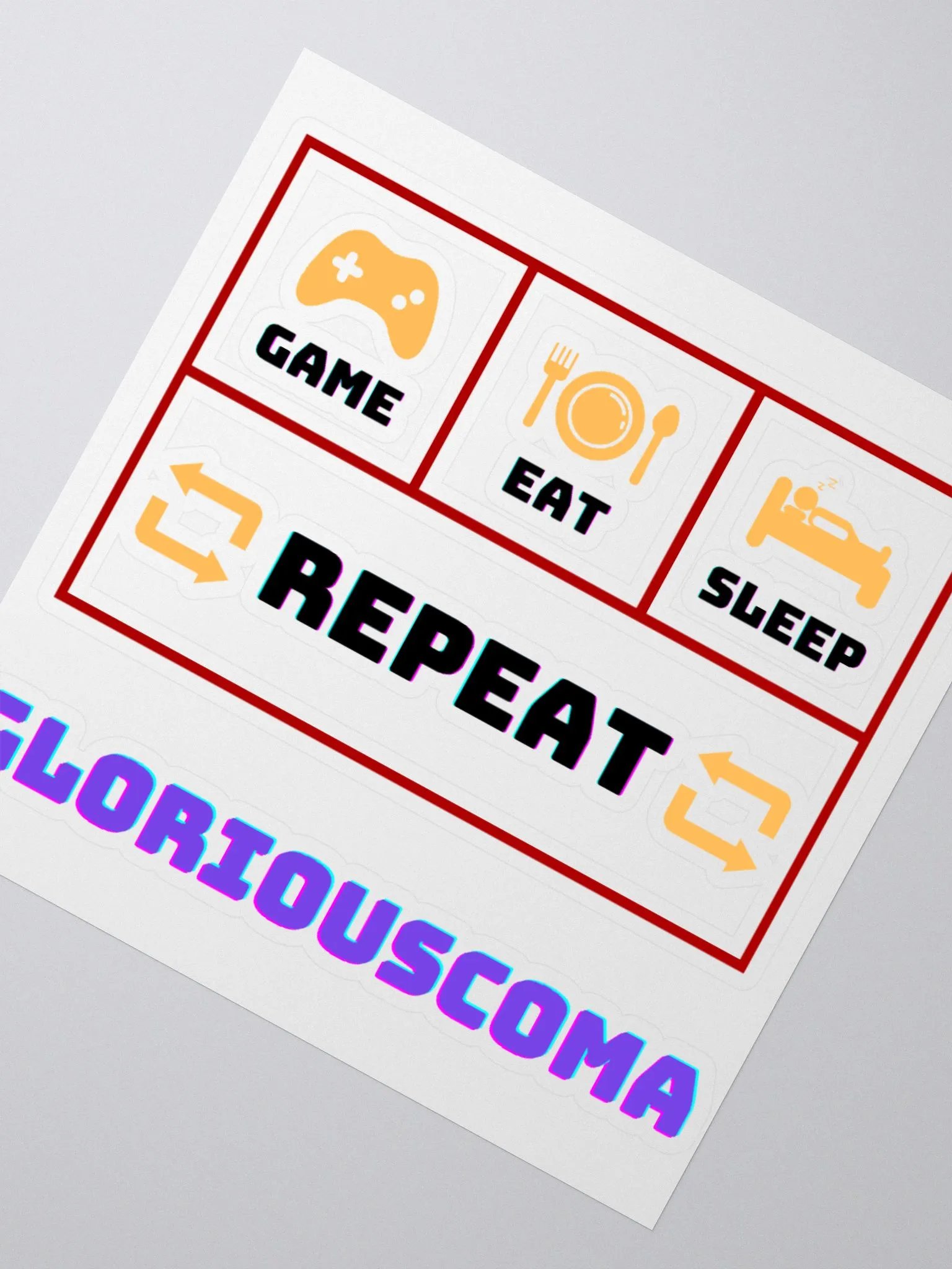 GloriousComa Gaming Stickers product image (2)