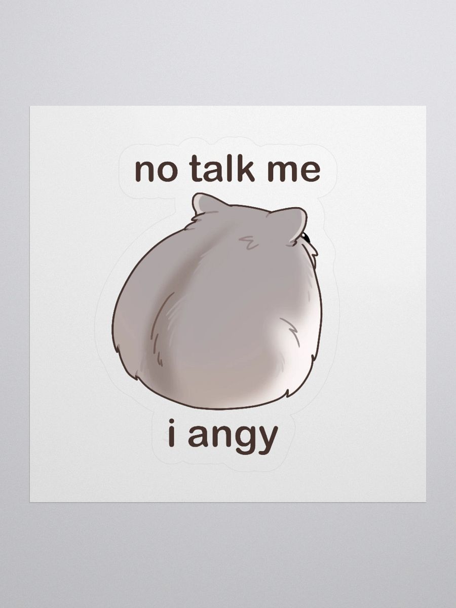 No Talk Me I Angy product image (1)