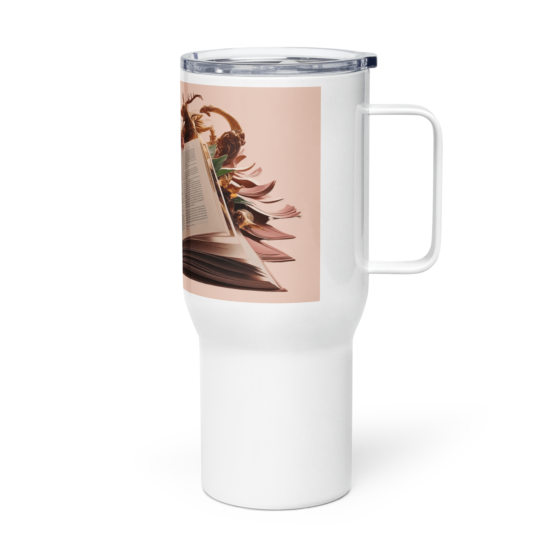 Novel Concepts Publishing – Romantasy Realms Travel Mug (Blush) product image (4)