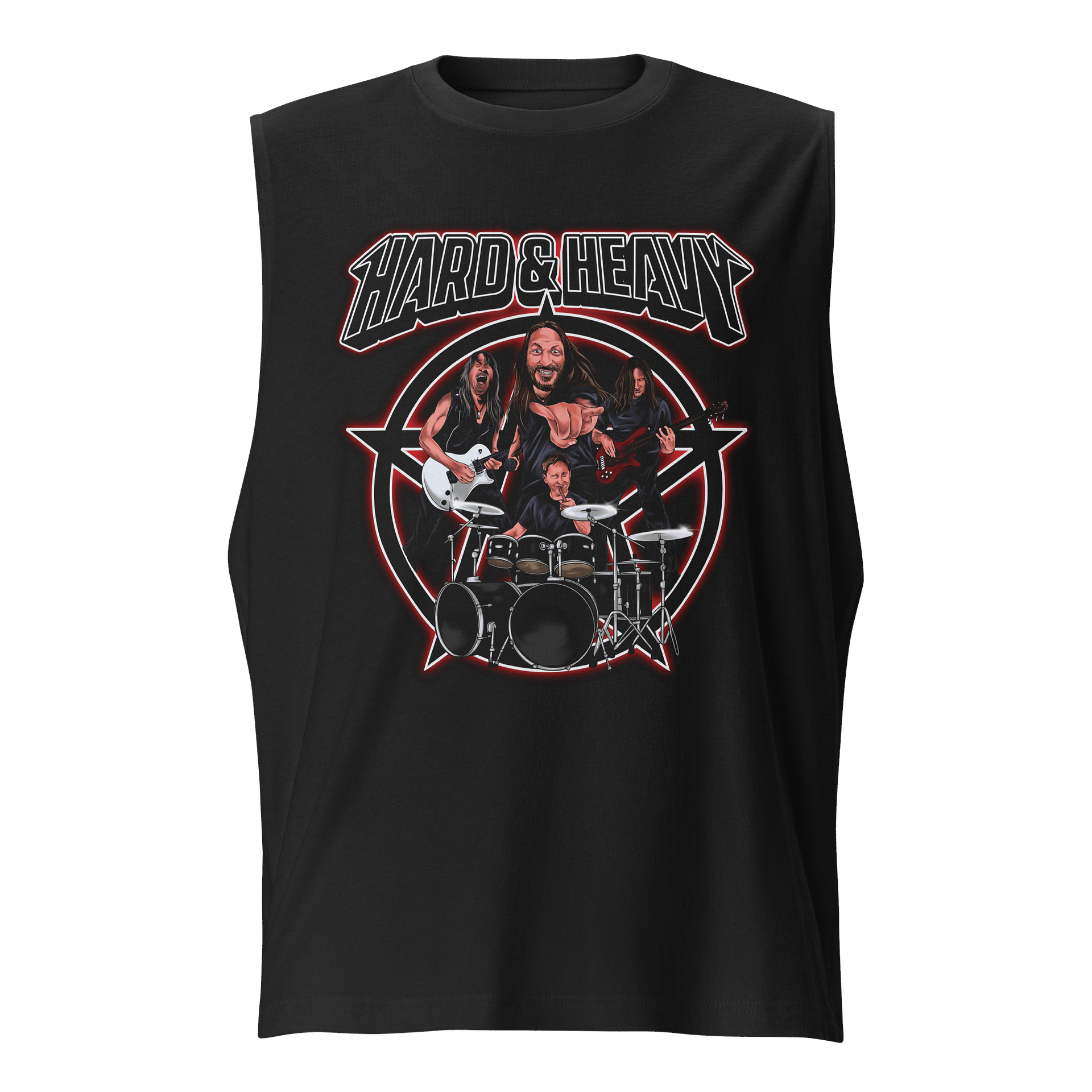 Hard & Heavy Rockers Unite Muscle Tank product image (1)