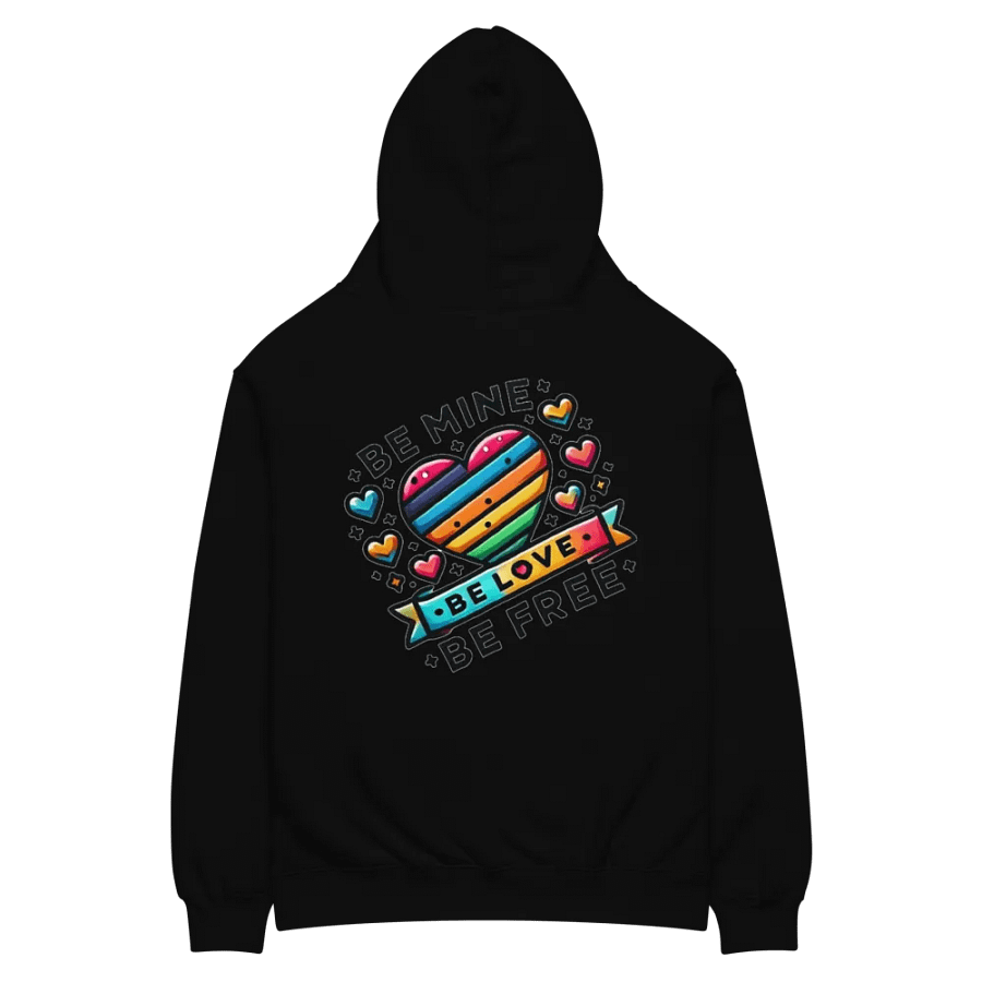 Rainbow Heart Oversized Hoodie product image (4)