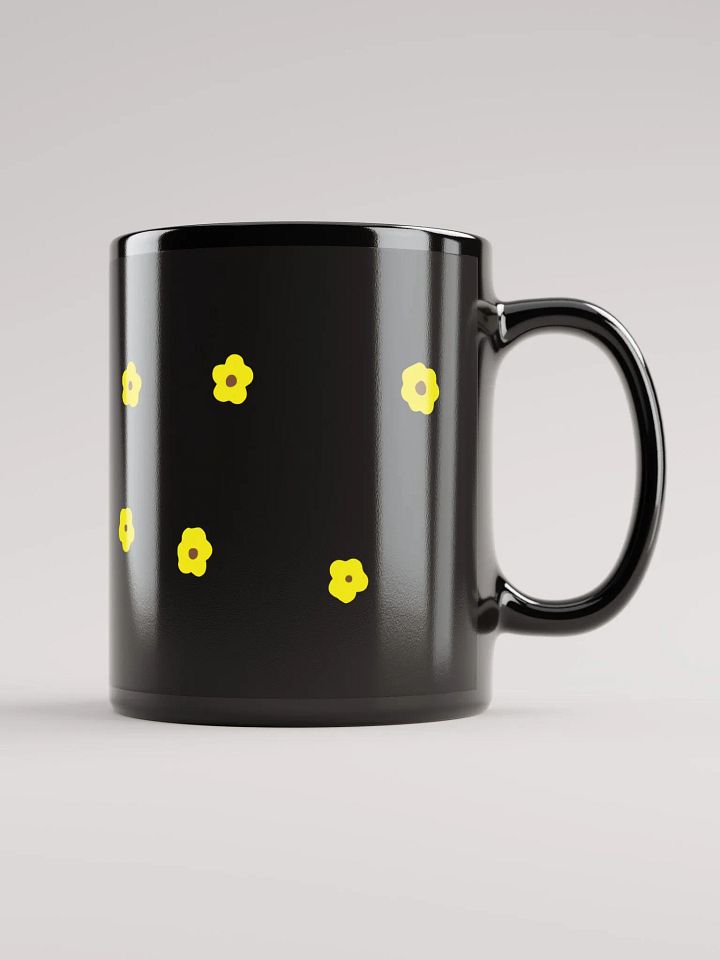 SMALL FLOWERS YELLOW BEAUTIFUL COLORS CONTRAST SHINY MUG product image (1)