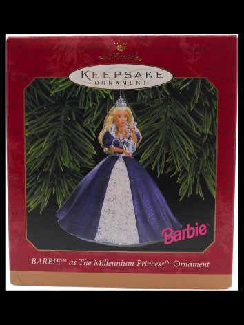 1999 Millennium Princess Barbie Hallmark Keepsake Ornament product image (1)
