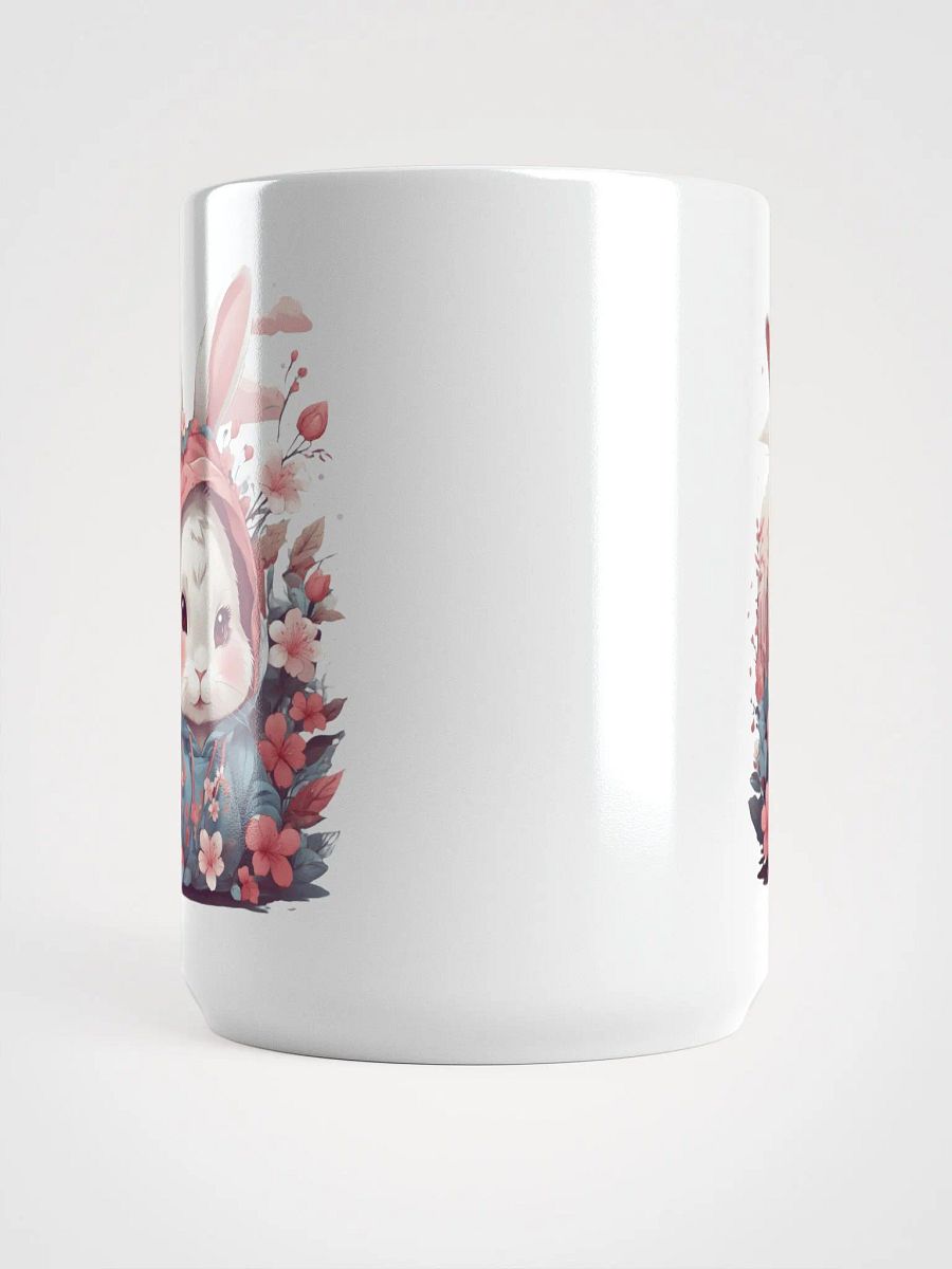 Kawaii Whimsical Bunny Ears Hoodie Mug product image (5)