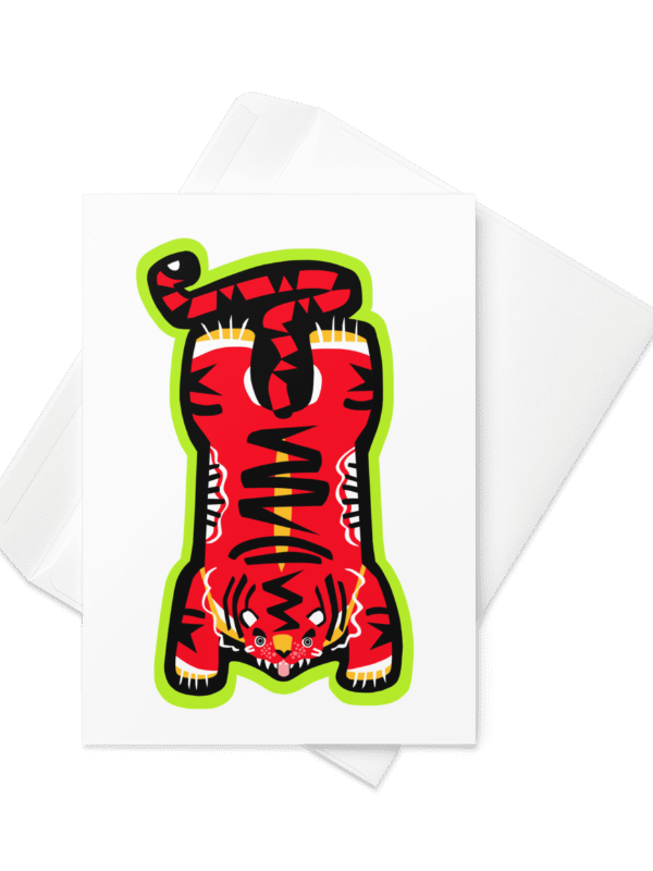 Red Electric Tiger - Greeting Card product image (2)