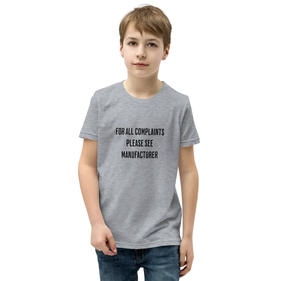 For All Complaints Please See Manufacturer - Youth T-Shirt product image (6)