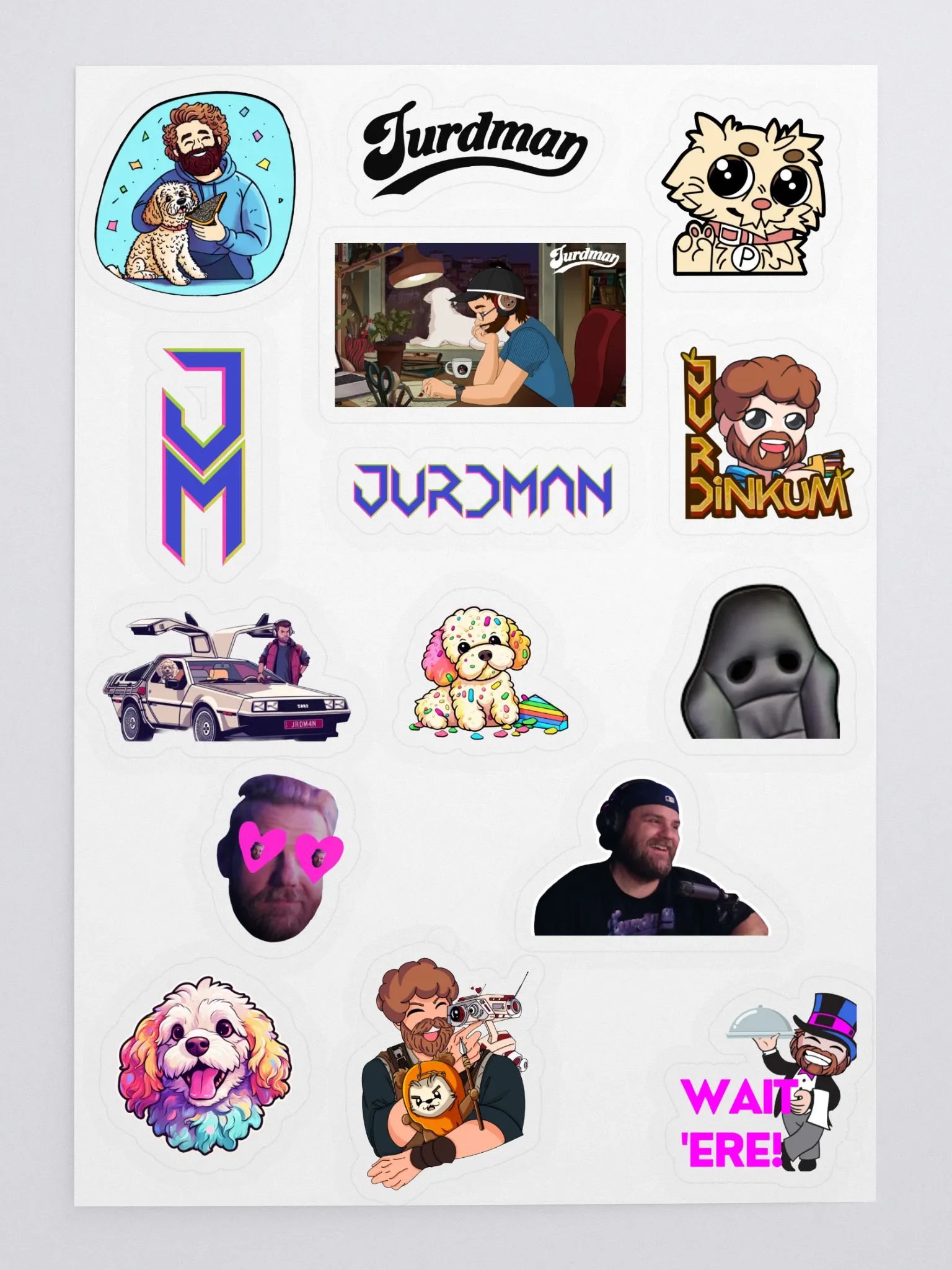 Jurdman Sticker Sheet product image (2)