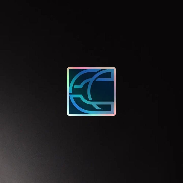 Cosmic Crescents Holographic Sticker Set product image (4)